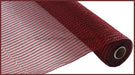 10’’X10Yd Wide Foil Mesh Burgundy W/Red Foil RE136605 Mesh