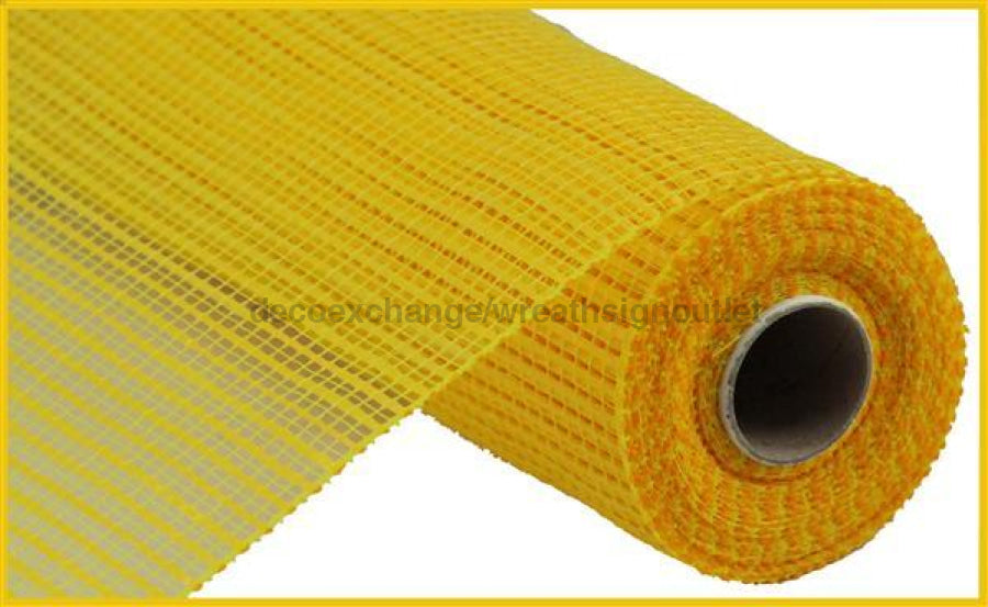 10"X10Yd Wide Strip Mesh Yellow RE890029 - DecoExchange