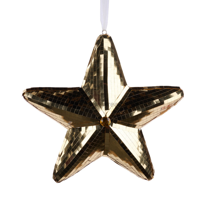 11’’Dia Mirror Star Ornament 18K Gold XJ719708 Attachment