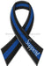 12.25H Metal/Embossed Support Ribbon Black/White/Blue Md119425 Sign