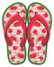 12.75Hx10L Metal Flip Flops Sign Red/Multi Md1096