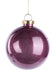 120Mm Dia Lacquer Look Glitter Ball Orn Plum XH966684 Attachment