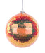 120Mm Irid Mirror Ball Ornament Orange XJ717820 Attachment