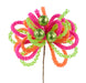 12’’L Snowdrift Glitter Ball Pick Fuchsia/Fresh Green/Orng XP3877FR Pick