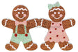 12’W Eva Gingerbread Boy/Girl Sitter Mint/Red/Pink/White Xc628167 Sign