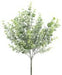 14"H PLASTIC ICY EUCALYPTUS BUSH Green w/ice PF1657 - DecoExchange
