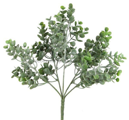 15"L Eucalyptus Bush Grey Green FG5737 - DecoExchange