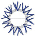 15"WIRE,25"OAD-PENCIL WORK WREATH 18 TIES M ROY BLUE XX751125 - DecoExchange