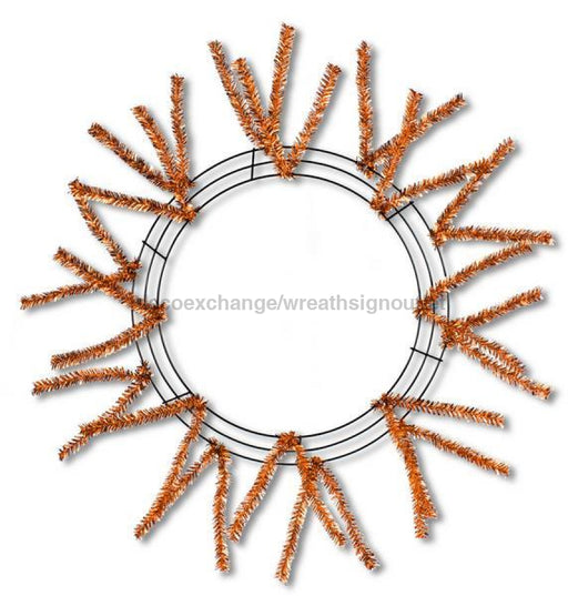 15"Wire,25"Oad-Pencil Work Wreath 18 Ties,Met Copper XX751138 - DecoExchange