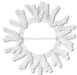 15"Wire, 25"Oad Work Wreath X18 Ties, White XX748827 - DecoExchange