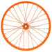 16.5"Dia Decorative Bicycle Rim Orange MD050720 - DecoExchange