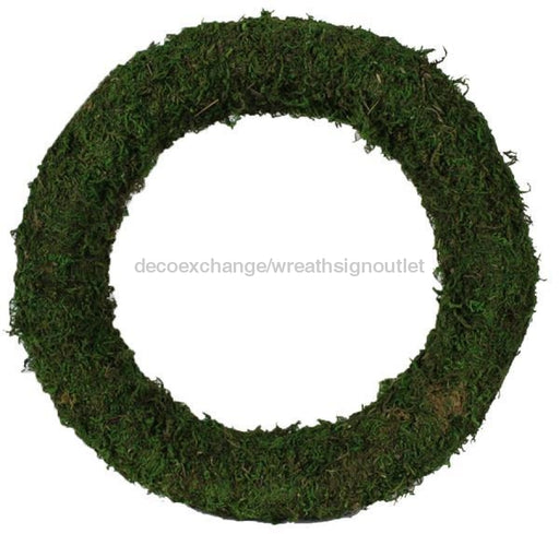 16"Dia Moss Wreath Green KC1115 - DecoExchange