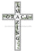 16’’H X 10’’L Amazing Grace Cross Sign Grey/Sage/Black MD151710 Sign