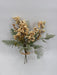16in Bouquet: Beige Cream soft berry clusters with Fern leaves 31927 Greenery