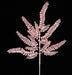 16’’L Glitter Fern Spray X6 Iridescent Pink Xs236522 Pick