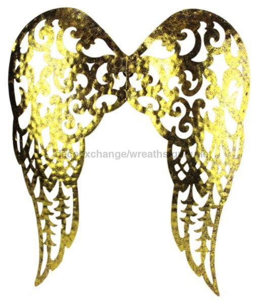 17.75H Filigree Angel Wings Champagne Mm1112M8 Base