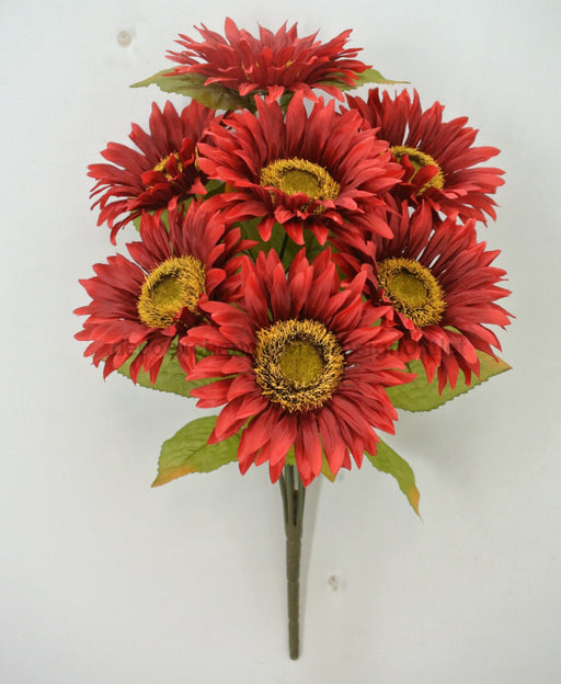 18 In Satin Sunflower Bush 84483 RD Greenery