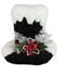 18"H X 18"W Glitter Top Hat Black/White/Red XC7077 - DecoExchange®