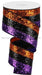 2.5X10Yd 3-In-1 Large Glitter Orange/Black/Purple Rg8982Yr Ribbon