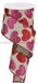 2.5’’X10Yd Bold Hearts On Royal Natural/Red/Pink RG0166918 Ribbon