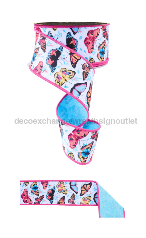 2.5’’X10Yd Butterflies/Fused Multi LX1008RT Ribbon