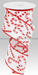 2.5’X10Yd Candy Canes On Pg White/Red Rgc144227 Ribbon