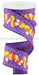 2.5’’X10Yd Candy Corn Purple/Wht/Ylw/Org RGC199923 Ribbon