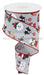 2.5"X10Yd Christmas Dogs Lt Grey/Red/Wht/Blk/Gld RGC174710 - DecoExchange