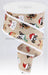 2.5"X10Yd Christmas Dogs W/Drift Lt Tan/Red/Wht/Blk/Gld RGA8321NE - DecoExchange