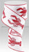 2.5"X10Yd Crawfish On Royal White/Red/Black RG0166627 - DecoExchange