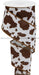 2.5X10Yd Fuzzy Cow Print White/Brown Rgb137704 Ribbon