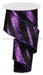 2.5X10Yd Giant Diagonal Lines Black/Purple Rga1295Yr Ribbon