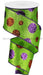 2.5"X10Yd Giant Polka Dots Lime/Purple/Orange RGA13109K - DecoExchange