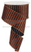 2.5"X10Yd Glitter Stripe On Royal Black/Bright Orange RG0169502 - DecoExchange®