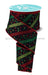 2.5’’X10Yd Glitter Stripe W/Confetti Dots Black/Red/Lime/Emerald RGF1993WJ ribbon