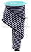 2.5’’X10Yd Glitter Vertical Stripe White/Black RGF1971X6 Ribbon