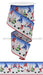 2.5’’X10Yd Gnomes In The Snow/Diagonal White/Blue/Red/Green RGE154303 Ribbon