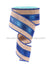 2.5’’X10Yd 2-In-1 Burlap/Glitter Stripe Natural/Royal Blue RGC827425 Ribbon