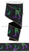 2.5"X10Yd Jester Legs Black/Mardi Gras RGE146402 - DecoExchange®