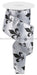 2.5"X10Yd Large Fleur De Lis Silver/Black RG0149826 - DecoExchange®