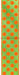 2.5"X10Yd Medium Polka Dots/Cross Royal Lime Green/Orange RGA1464XW - DecoExchange