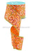 2.5’’X10Yd Multi Swirls Orng/Hot Pink/Lime/Wht RGF133320 Ribbon