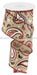 2.5"X10Yd Paisley On Royal Lt Beige/Wht/Red/Blk RGC138201 - DecoExchange