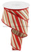 2.5"X10Yd Peppermint Stripes/Royal Lt Beige/Red/White RGC158501 - DecoExchange®
