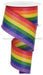 2.5"X10Yd Rainbow Vertical Stripe/Glttr Rd/Orng/Ylw/Grn/Blue/Prpl RGE14563A - DecoExchange®