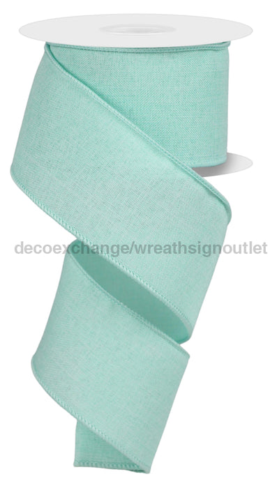 2.5’’X10Yd Royal Burlap Mint Green RG1279AN Ribbon