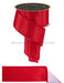 2.5’’X10Yd Satin Fused Red/White Lx4002F3 Ribbon