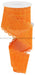 2.5’X10Yd Scalloped Edge Royal Burlap Orange Rgc130320 Ribbon