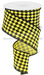 2.5"X10Yd Small Harlequin On Royal Yellow/Black RGC1734CA - DecoExchange®