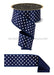 2.5’’X10Yd Small Polka Dot/Fused Navy/White LX303119 Ribbon